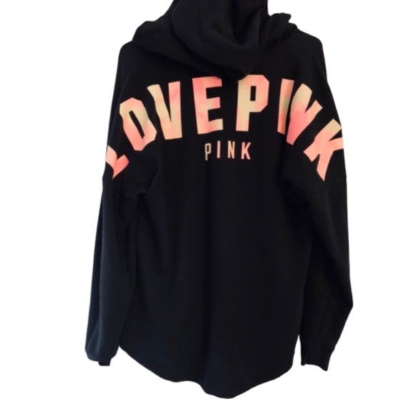 PINK Victoria's Secret Tops - CCO!!  Oversized VS Pink Tie-dye hypercolor hoodie